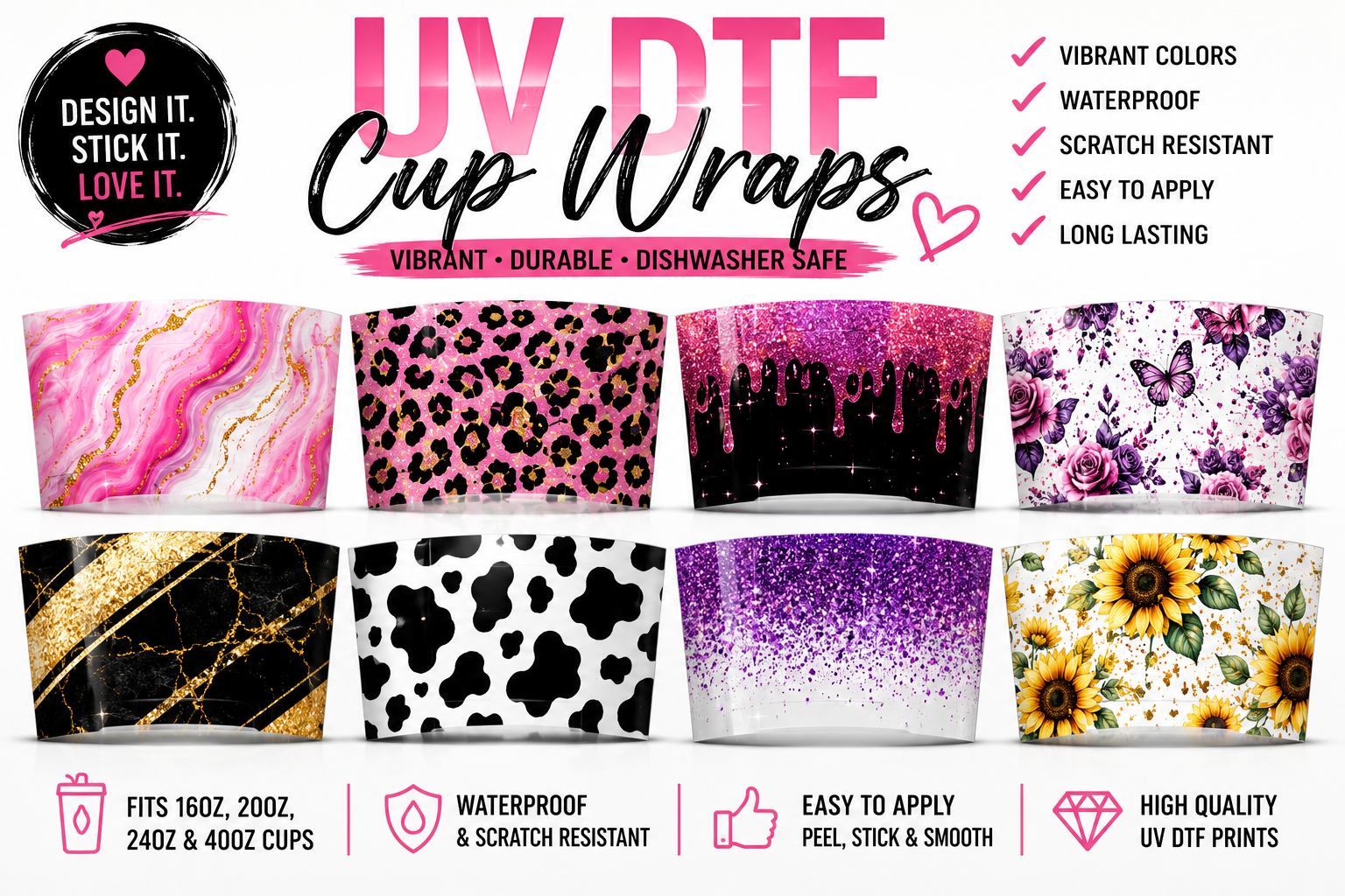 UV DTF Cup Wraps