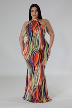 Sleek Sculpture Dress