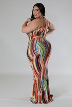 Sleek Sculpture Dress