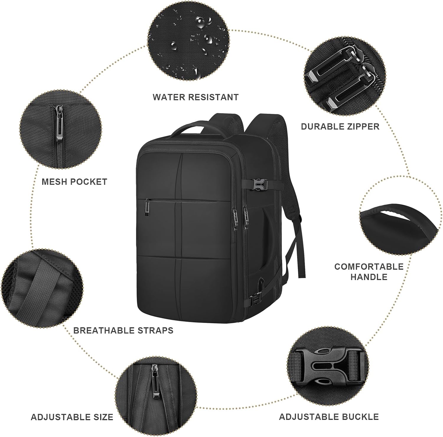 Voyage Pro 50L Travel Backpack – Versatile. Durable. Ready for Takeoff.