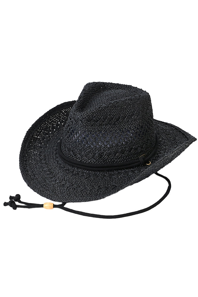 Kids Adjustable Chin Strap Cowboy Hat